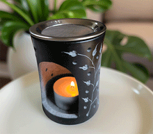 Naložite sliko v pregledovalnik galerije, kadilnica stojalo za kadila gorilnik za kadila svecnik z merezico za kadila milni kamen roza zivljenja