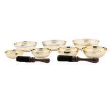 Naložite sliko v pregledovalnik galerije, 7 set tibetanskih pojočih skled set tibetanske pojoče posode set tibetanskih pojočih skled zvočna kopel zvocna kopel pojoce posode pojoce sklede tibetanska pojoča posoda tibetanska pojoča skleda tibetanska pojoca skleda zvočna masaža zvočna terapija