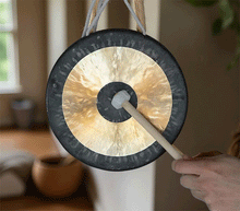 Naložite sliko v pregledovalnik galerije, gong gongi tam tam zvocna kopel instrumenti glasbila gongi gong 25 cm meditacija sproscanje z zvokom gong sproščanje zvocna terapija