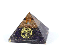 Naložite sliko v pregledovalnik galerije, orgonit piramida zaščita elektromagnetno sevanje orgonit piramida ametist spirala kristali piramida moč moc drevo življenja piramida drevo zivljenja orgonit elektro smog