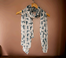 Naložite sliko v pregledovalnik galerije, šal šali mačke muce modni dodatki ženski šali modni šali mačka svila viskoza poletni šal