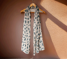 Naložite sliko v pregledovalnik galerije, šal šali mačke muce modni dodatki ženski šali modni šali mačka svila viskoza poletni šal