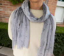 Naložite sliko v pregledovalnik galerije, šal šali mačke muce modni dodatki ženski šali modni šali mačka svila viskoza poletni šal