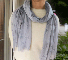 Naložite sliko v pregledovalnik galerije, šal šali mačke muce modni dodatki ženski šali modni šali mačka svila viskoza poletni šal