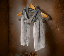 Naložite sliko v pregledovalnik galerije, šal šali mačke muce modni dodatki ženski šali modni šali mačka svila viskoza poletni šal