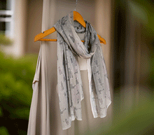 Naložite sliko v pregledovalnik galerije, šal šali mačke muce modni dodatki ženski šali modni šali mačka svila viskoza poletni šal