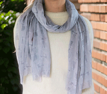 Naložite sliko v pregledovalnik galerije, šal šali mačke muce modni dodatki ženski šali modni šali mačka svila viskoza poletni šal