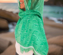 Naložite sliko v pregledovalnik galerije, šal šali mačke muce modni dodatki ženski šali modni šali mačka svila viskoza poletni šal