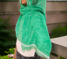 Naložite sliko v pregledovalnik galerije, šal šali mačke muce modni dodatki ženski šali modni šali mačka svila viskoza poletni šal