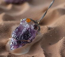 Naložite sliko v pregledovalnik galerije, ametist obesek čakre cakre obesek kristalni obesek ametist nakit podragi kamni nakit zenski nakit modni nakit kristali kristal nakit ametist talisman za zascito