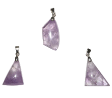 Naložite sliko v pregledovalnik galerije, obesek ametist srebrni člen nakit ametist zenski obesek nakit kristali obesek kristal ametist nakit poldragi kamni talisman