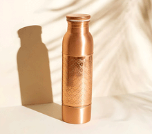Naložite sliko v pregledovalnik galerije, bakrena steklenica za vodo bakrena flaška steklenica iz bakra flaška iz bakra baker flaska kovana za vodo iz bakra