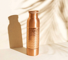 Naložite sliko v pregledovalnik galerije, bakrena steklenica za vodo bakrena flaška steklenica iz bakra flaška iz bakra baker flaska kovana za vodo iz bakra