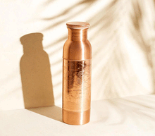 Naložite sliko v pregledovalnik galerije, bakrena steklenica za vodo bakrena flaška steklenica iz bakra flaška iz bakra baker flaska kovana za vodo iz bakra