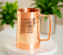 Naložite sliko v pregledovalnik galerije, vrč baker vrc bakreni vrč vrc iz bakra baker voda energitizirana
