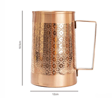 Naložite sliko v pregledovalnik galerije, vrč baker vrc bakreni vrč vrc iz bakra baker voda energitizirana