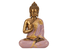 Naložite sliko v pregledovalnik galerije, buda kip buda kipec figura buda buddha dekoracija za dom buda meditacija buda zascita meditacija abhaya mudra
