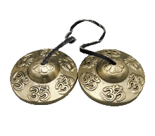 Naložite sliko v pregledovalnik galerije, činele, cinele tingsha zvončki zvoncki simbol aum om