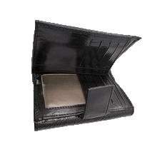 Naložite sliko v pregledovalnik galerije, usnjena denarnica zenska usnje enobarvna denarnica crna usnjena denarnica usnjene denarnice prakticna denarnica usnje