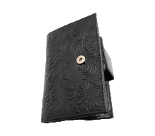 Naložite sliko v pregledovalnik galerije, usnjena denarnica zenska usnje enobarvna denarnica crna usnjena denarnica usnjene denarnice prakticna denarnica usnje