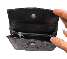 Naložite sliko v pregledovalnik galerije, usnjena denarnica zenska usnje enobarvna denarnica crna usnjena denarnica usnjene denarnice prakticna denarnica usnje