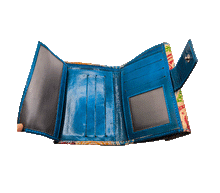 Naložite sliko v pregledovalnik galerije, usnjena denarnica zenska usnje pisana denarnica barvita usnjena denarnica usnjene denarnice prakticna denarnica usnje