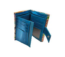 Naložite sliko v pregledovalnik galerije, usnjena denarnica zenska usnje pisana denarnica barvita usnjena denarnica usnjene denarnice prakticna denarnica usnje