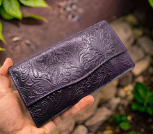 Naložite sliko v pregledovalnik galerije, usnjena denarnica zenska usnje pisana denarnica barvita usnjena denarnica usnjene denarnice prakticna denarnica usnje modna usnjena denarnica