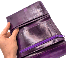 Naložite sliko v pregledovalnik galerije, usnjena denarnica zenska usnje pisana denarnica barvita usnjena denarnica usnjene denarnice prakticna denarnica usnje modna usnjena denarnica