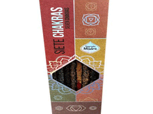 Naložite sliko v pregledovalnik galerije, dišeče palčke disece palcke kadila dišave sagrada madre 7 čaker 7 chakras naravne dišeče palčke meditacija dišave za dom disave za dom