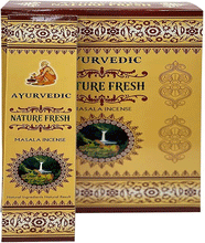 Naložite sliko v pregledovalnik galerije, dišeče palčke ajurvedske disece palcke ajurveda kadilo kadila brez bambusa dišava za dom kadilo za dom dišeče palčke za meditacijo ayurvedic masala nature fresh naravne dišeče palčke nature fresh