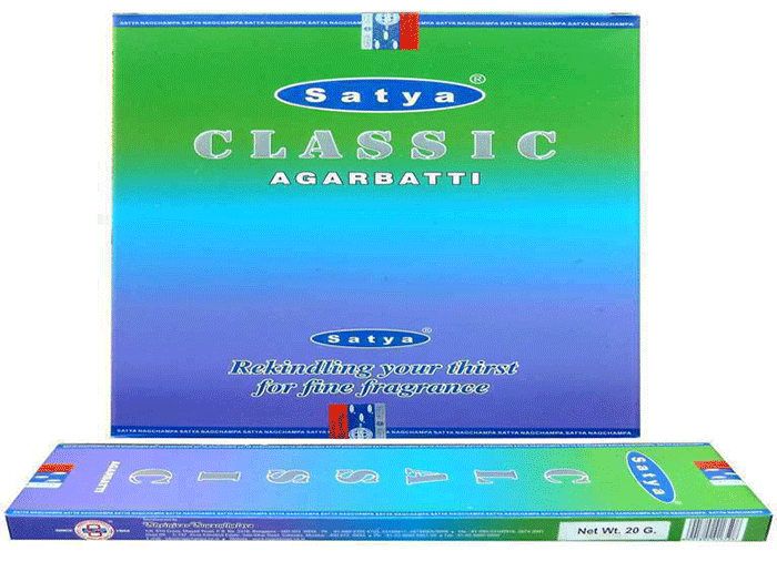 Satya classic dicese palcke disave darilo joga dvig energije sadhana kadila kadilo dišeče palčke