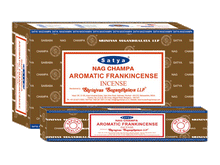 Naložite sliko v pregledovalnik galerije, dišeče palčke satya aromatic frankincense premium masala incense disece palcke satya aromatic frankincense bosvelija dišave disave kadio kadila satya za sproscanje bosvelija
