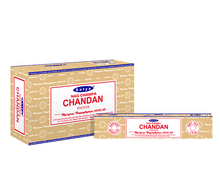 Naložite sliko v pregledovalnik galerije, Satya Sai Baba Nag Champa Chandan dišeče palčke Sandalovina disece palcke dišave Chandan Satya disave kadila meditiranje duhovnost Sai baba Chandan sandalovina sproscanje disave za dom meditacija dišave