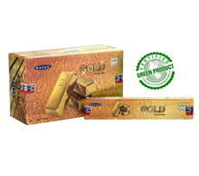 Naložite sliko v pregledovalnik galerije, Satya Gold naravne dišeče palčke Satya disece palcke dišave Satya Gold disave kadila meditiranje duhovnost dišeče palčke Sai baba Satya Gold konoplja sproscanje disave za dom meditacija dišave