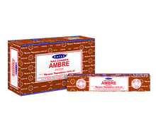 Naložite sliko v pregledovalnik galerije, dišeče palčke satya amber premium masala incense disece palcke satya amber jantar dišave disave kadilo kadila satya spicy jantar dišave za dom