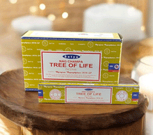 Naložite sliko v pregledovalnik galerije, Satya Tree of life dišeče palčke Satya disece palcke drevo življenja dišave Satya tree of life disave kadila meditiranje duhovnost dišeče palčke Sai baba Satya tree of life 15g dišeče palčke drevo zivljenja Satya sproscanje disave za dom meditacija dišave aromaterapijae