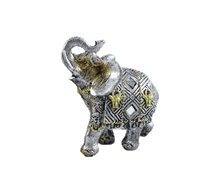 Naložite sliko v pregledovalnik galerije, kip slon kipec slonček figura slon obilje blagostanje simbol sreče sloncek rilec navzgor slon dvignjen rilec bogastvo slon dekoracija za srečo sreča slon dom