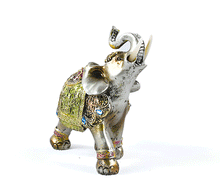 Naložite sliko v pregledovalnik galerije, kip slon kipec slonček figura slon obilje blagostanje simbol sreče sloncek rilec navzgor slon dvignjen rilec bogastvo slon dekoracija za srečo sreča slon dom