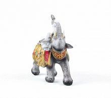Naložite sliko v pregledovalnik galerije, kip slon kipec slonček figura slon obilje blagostanje simbol sreče sloncek rilec navzgor slon dvignjen rilec bogastvo slon dekoracija za srečo