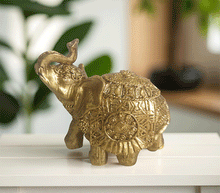 Naložite sliko v pregledovalnik galerije, kip slon kipec slonček figura slon obilje blagostanje simbol sreče sloncek rilec navzgor slon dvignjen rilec bogastvo slon dekoracija za srečo sreča slon dom