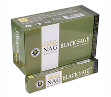 Naložite sliko v pregledovalnik galerije, dišeče palčke GOLDEN NAG black sage disece palcke kadilo kadila dišava za dom kadilo za dom dišeče palčke za meditacijo naravne dišeče palčke vijayshree golden nag črni žajbelj