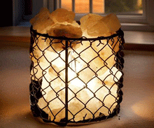 Naložite sliko v pregledovalnik galerije, himalajska solna lučka himalajska lucka solna svetilka dom svetila luči