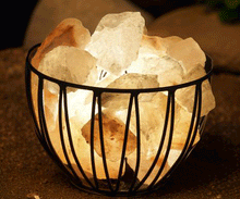 Naložite sliko v pregledovalnik galerije, himalajska solna lučka himalajska lucka solna svetilka dom svetila luči