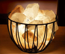 Naložite sliko v pregledovalnik galerije, himalajska solna lučka himalajska lucka solna svetilka dom svetila luči
