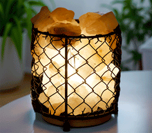 Naložite sliko v pregledovalnik galerije, himalajska solna lučka himalajska lucka solna svetilka dom svetila luči