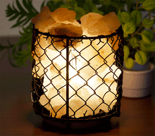 Naložite sliko v pregledovalnik galerije, himalajska solna lučka himalajska lucka solna svetilka dom svetila luči