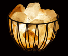 Naložite sliko v pregledovalnik galerije, himalajska solna lučka himalajska lucka solna svetilka dom svetila luči