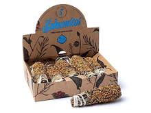 Naložite sliko v pregledovalnik galerije, naravno kadilo zvitek evkaliptus lovor cedra naravno kadilo za obrede naravno kadilo zvitek za ciscenje prostora sagrada madre naravno kadilo za prostor sahumitos