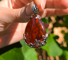 Naložite sliko v pregledovalnik galerije, karneol obesek nakit kristali poldragi kamni kristal karneol talisman za zascito kristaloterapija modni nakit damski nakit zenski nakit nakit iz kristalov karneol